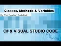 Beginners C Classes Methods and Variables in Visual Studio Code