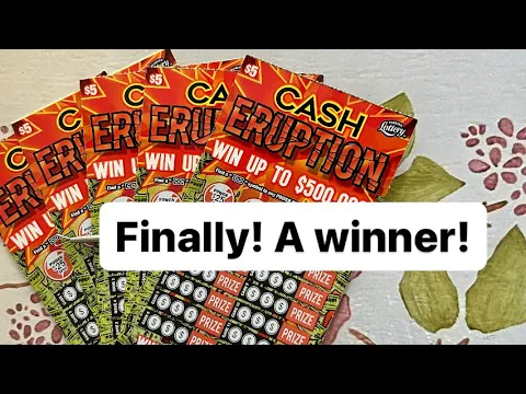 Download MP3 A winner on Florida Lottery, cash eruption scratch off tickets ￼