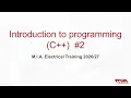 Intro To Programming C Session