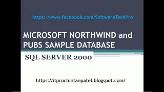 Northwind Database Install Error SQL SERVER SOLVED How to solve Northwind Database Install Error