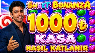 SWEET BONANZA KÜÇÜK KASA | 1000₺ NASIL KATLANIR | SLOT OYUNLARI | SLOT TAKTİK #sweet#slot#casino