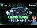 Learn Backend Node js Day 4 - Master Express js Render files API response