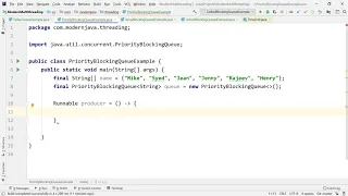 Priority Blocking Queue with Example