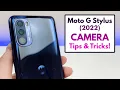 Motorola Moto G Stylus 2022 - Camera Tips Tricks