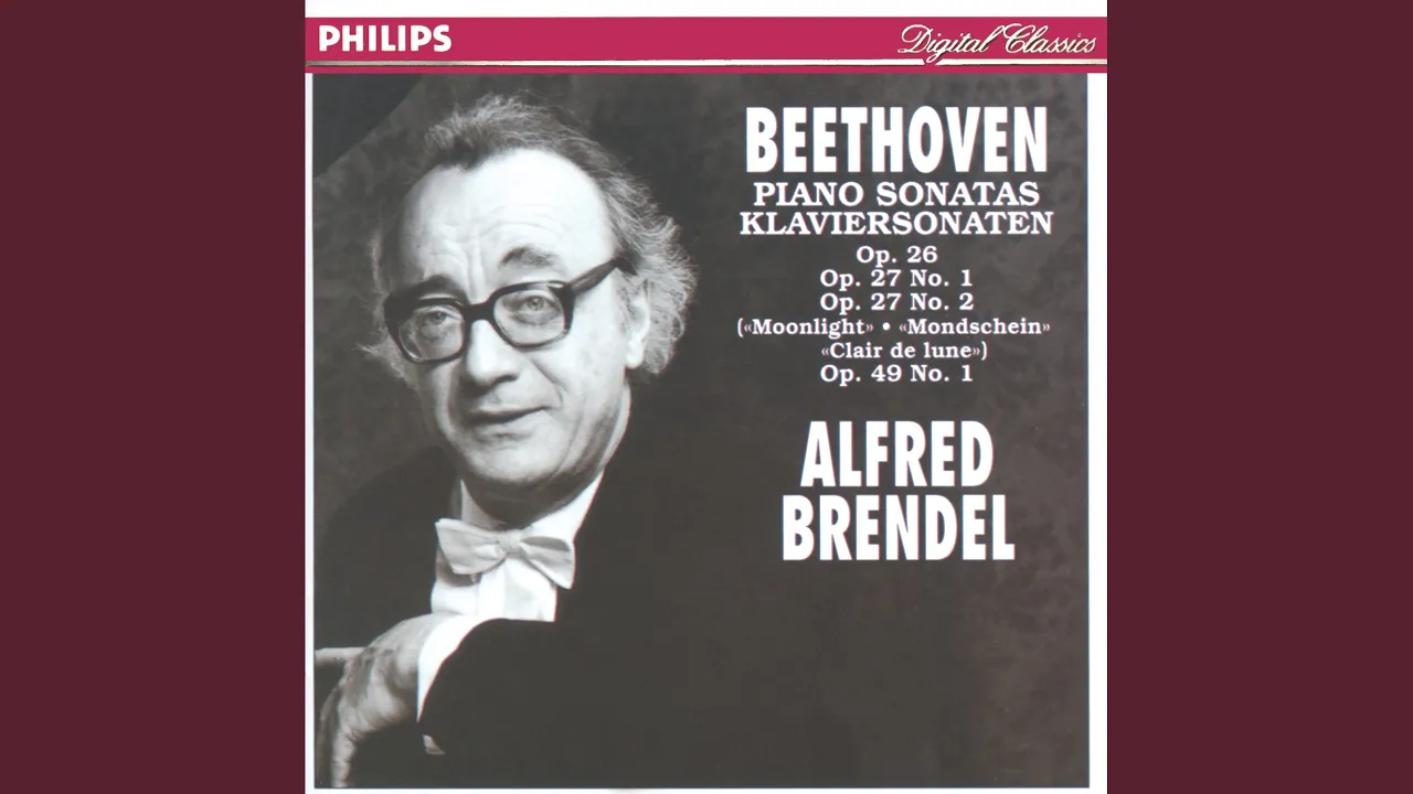 Beethoven: Piano Sonata No. 14 in C-Sharp Minor, Op. 27 No. 2 "Moonlight Sonata": I. Adagio...