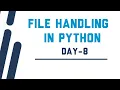 File Handling in Python Day-8 deleting record from binary file seek and tell method