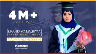 Najma Ali Maanta Waa Maalintaan Cover Sowfa Nabqaa Hunaa Somali 