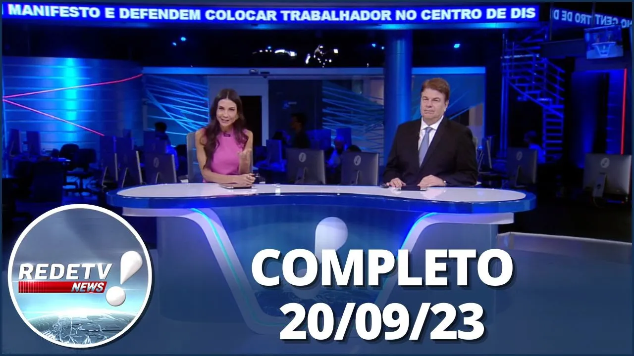 RedeTV News (20/09/23) | Completo