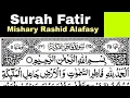 Download Lagu 35 - Surah Fatir Full | Sheikh Mishary Rashid Al-Afasy With Arabic Text (HD)