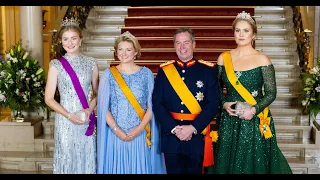 How Low Can You Go Princess Amalia Princess Elisabeth Curtsy at Historic Royal Gala
