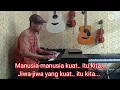 Download Lagu Manusia Kuat - Tulus || KARAOKE Piano + Lirik || Chord in Bb Mayor ||