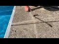Swimming pool winter cover anchor removal - easy inexpensive