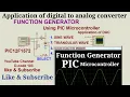 Function Generator using DAC of pic12f1572