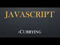 Javascript - Currying