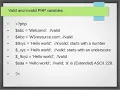 PHP proper use of case sensitive variable names