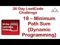 Minimum Path Sum LeetCode 64 Dynamic Programming Approach and Intuition