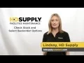 Check Stock and Select Backorder Options - Supply Facilities Maintenance