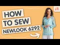 How to make New Look 6292 Top Blouse Sewalong