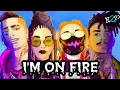 Download Lagu T.R.A.P - I'M ON FIRE ( ft BJRNCK, Awich, Krawk, Faruz feet) | Music video