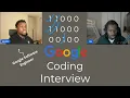 Mock Coding interview with a Google Software Engineer