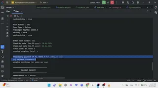 Hotel Reservation System project in Java