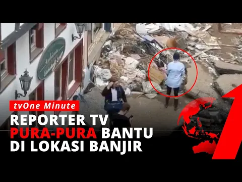 Reporter TV Ini Dipecat Usai Tertangkap Kamera Pura-pura Membantu di Lokasi Banjir