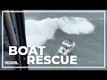 Boat capsizes during rescue on Columbia River near Oregon coast