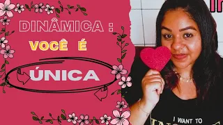 DINÂMICA  para MULHER |VOCÊ É ÚNICA #dinâmicasparaencontrodemulheres #dinamicas #reuniãodemulheres