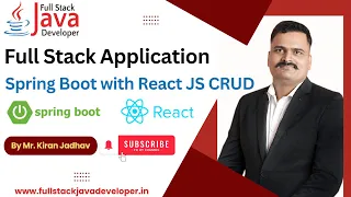Full Stack CRUD Spring Boot with React JS CRUD Learn with Mr Kiran Jadhav
