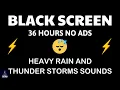 Lagu 🔴 Heavy Rain and Thunder Sounds for Sleeping - Black Screen | Sleep Instantly, Anxiety Relief
