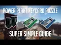 Power Plant Keycard Puzzle in 160 Seconds Rust Monument Puzzles