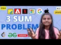 3 Sum Problem Arrays Leetcode JAVA DSA
