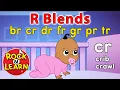 Beginning Consonant Blends with R | Learn to Read: br, cr, dr, fr, gr, pr, tr | Rock ’N Learn