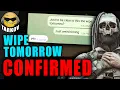 TARKOV WIPE TOMORROW - I Was One Day Off Escape from Tarkov Wipe Date