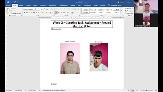 Week 08 - Speaking Task Assignment
