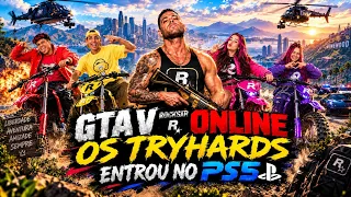 "GTA V: OPERAÇÃO CAOS! OS TRYHARDS CHEGARAM PARA QUEBRAR TUDO. 💀🔥"