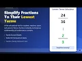 NEW Tutorial Alert Reduce Fractions to Lowest Terms in Java