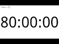 80 Hour Countdown Timer