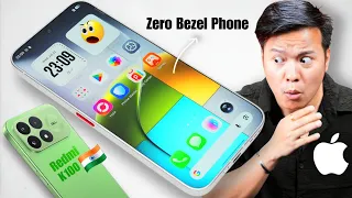 Zero Bezel Phone is here😲, Redmi K Series India Back?, OnePlus Good News, Xiaomi HyperOS 4 FirstLook