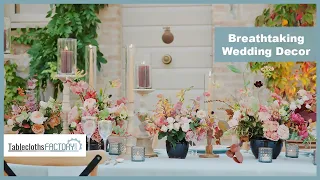 Breathtaking Wedding Decor Shop The Look Tableclothsfactory com