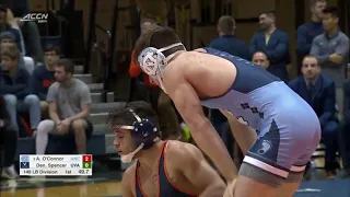 149lbs austin oconnor unc fall denton spencer virginia 