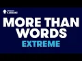 Download Lagu Extreme - More Than Words (Karaoke with Lyrics)