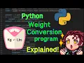 Python Beginner Project - Build a Weight Converter Kg Lbs