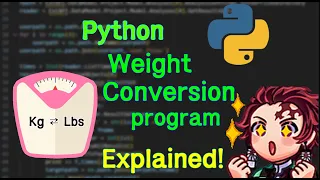 Python Beginner Project - Build a Weight Converter Kg Lbs