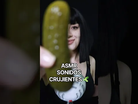 ASMR Sonidos crujientes con pepinillos 🥒 #asmr #relax #asmrvideo #mexico #eating