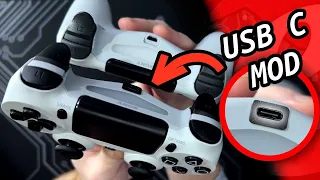 Converting a PS4 DualShock 4 Controller to USB C