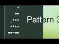 pattern in java using Bluej Easy method With code