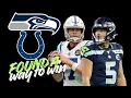 Lagu Seahawks edge out Philip Rivers \u0026 Colts for key win