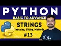 Strings Indexing Slicing and Methods Python Tutorial in Hindi 13