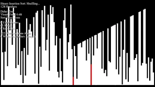 Binary Insertion Sort